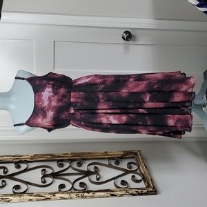 Torrid Midi Dress Size 00 Galaxy (Equivalent to Women's size 10)